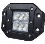 фото Светодиодная врезная фара в бампер на джип 18W Cree led