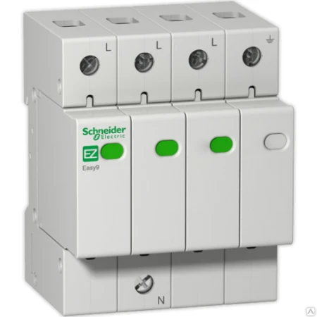 Фото Ограничитель перенапряжения УЗИП 3п+N 20кА 400В Schneider Electric