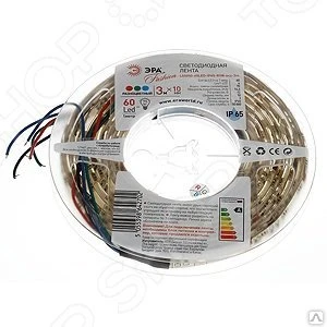 Фото Лента светодиодная Эра LS5050-60LED-IP65-RGB-eco-3m