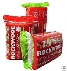 Фото Утеплитель ROCKWOOL Лайт БАТТС СКАНДИК 800*600 (100мм.)