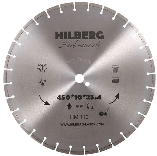 Фото Алмазный диск Hilberg д. 450 мм