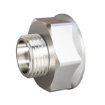 фото Переход LD Pride DN40х32 (1 1/2"ВР х 1 1/4"НР) латунь никель