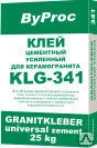 Фото Клей усиленный для керамогранита ByProc KLK-341 (25кг)