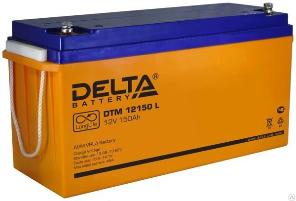 Фото Аккумулятор DELTA DTM 12150L