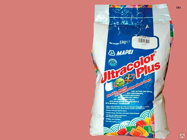 Фото Затирка Mapei UltraColor Plus 2 кг 161 лилово-розовый 6804