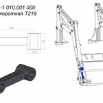 фото (Cz 27176) T219-1.010.001.000 Коннектор осевой 1 для фронтального погрузчика Metal-Fach Т-219