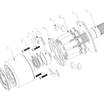 фото Запчасти и комплектующие для гидронасоса Rexroth A4VSO56