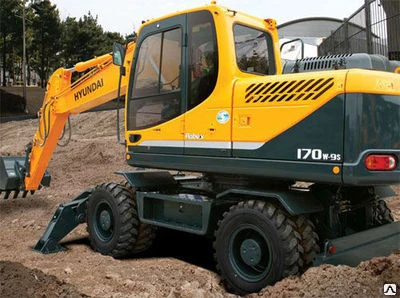 Фото Колёсный Экскаватор Hyundai R180W-9S