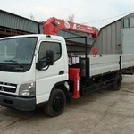 фото Бортовой автофургон Mitsubishi Fuso CANTER с КМУ Unic 374