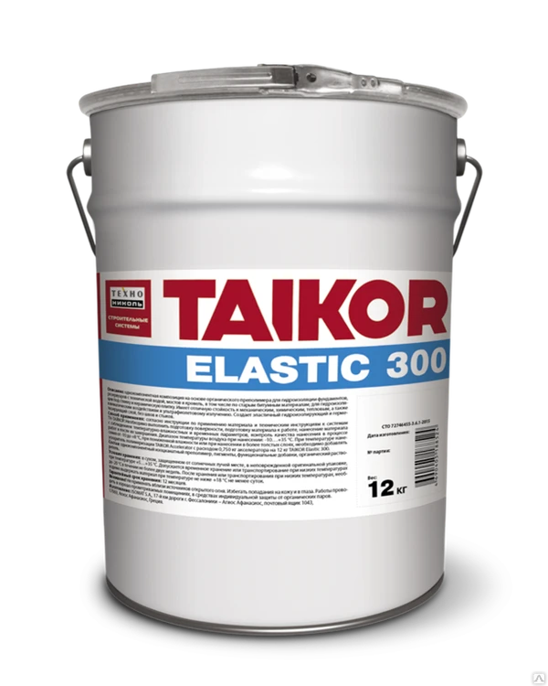 Фото Эластичная гидроизоляция TAIKOR ELASTIC 300