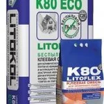 фото Высокоадгезивная клеевая смесь для крамогранита LITOFLEX ЭКО К80, 5 кг