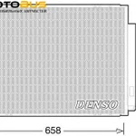 фото Конденсатор, кондиционер DENSO DCN51010 Конденсер Lexus RX 05