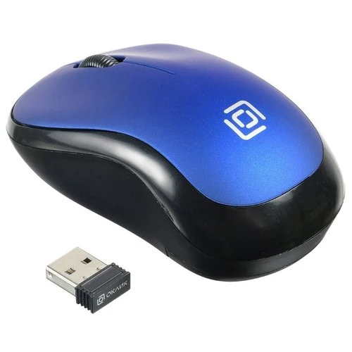 Фото Мышь Oklick 655MW Black-Blue USB