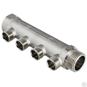 Фото Коллектор распределительный 3/4"х3х1/2"НР VALTEC