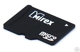 Фото MicroSD MIREX class 4 карта памяти