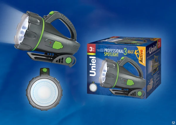 Фото Фонарь Professional sportlight - 3 max, 3 Watt LED,3,6V 1200mA Ni-Mh batter