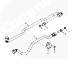 фото Топливная магистраль от фильтра к ТНВД Cummins L C 4932396