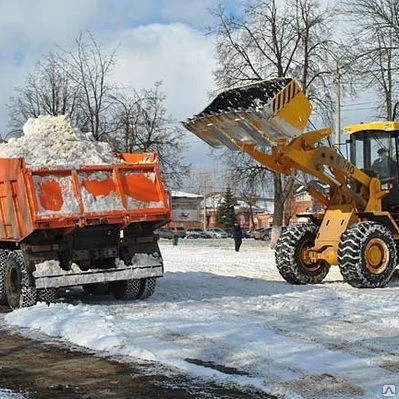 Фото Очистка территорий от снега Камаз 10тн, МТЗ 82