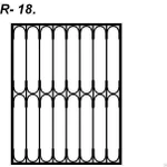 фото Решетка на окно R18