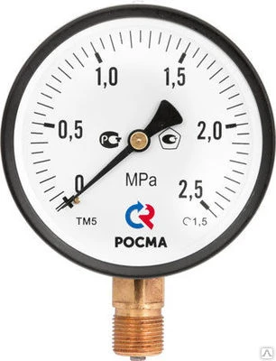Фото Манометр ТМ-510Р, 0-10 бар (0-16бар), присоединение радиальное