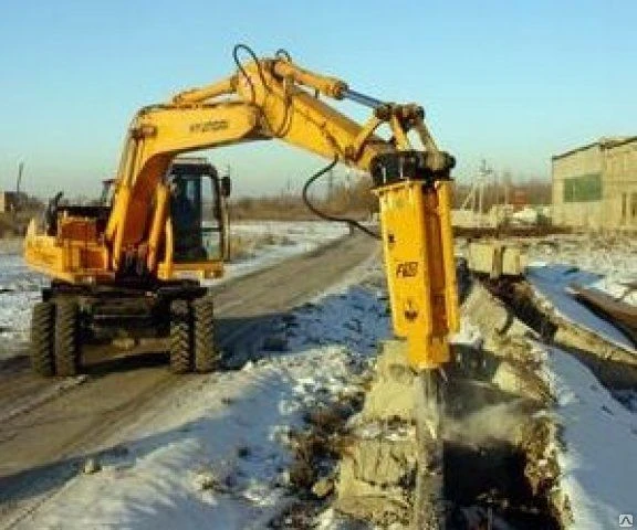 Фото Аренда гидромолота на базе экскаватора