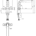 фото Kaiser Saturn 42044 Смеситель для кухни Kaiser