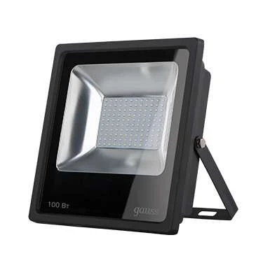 Фото Прожектор светодиодный Elementary LED 100Вт IP65 6500К черн. Gauss 613100100