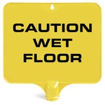 фото Квадратная предупреждающая табличка TTS «CAUTION WET FLOOR»