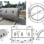 фото Утяжелитель железобетонный сборный кольцевого типа по ТУ 102-264-81