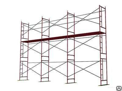 Фото Строительные леса ЛРСП 42х1,5 Рама проходная max H=40 м