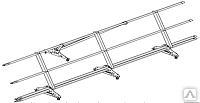 Фото Ограждение кровли Grand Line 0,9 м со снегозадержателем