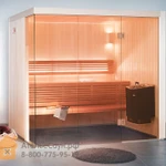 Фото №2 Сауна Tylo Harmony H GC Glass Corner (2180х2180 мм, стеклянный угол, без печи, из осины)