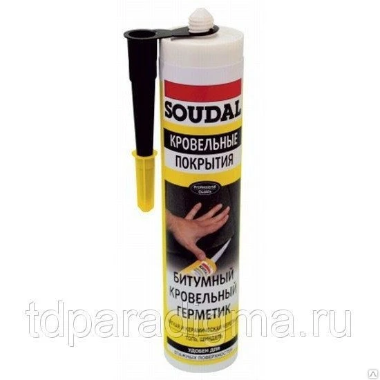 Фото RoofShield Кровельный герметик SOUDAL, 300 мл Roofshield Shingle