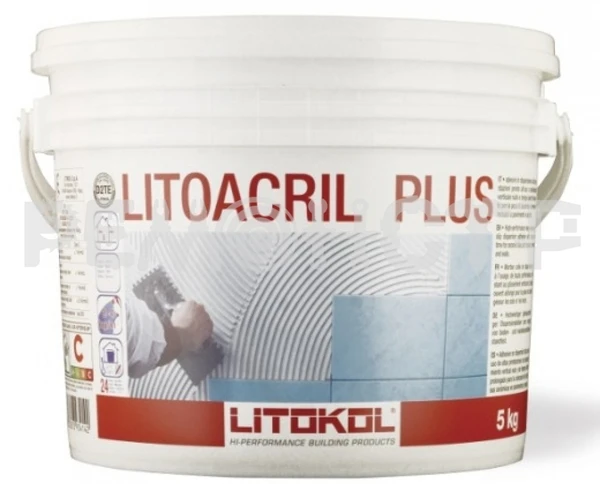 Фото Дисперсионный плиточный клей LITOACRIL PLUS