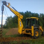 фото Ямобур на базе jcb