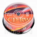 фото Диск VS CD-RW 700Mb 12x (уп.25 шт. в пл. кор.) /250/