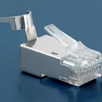 Фото №3 Разъем RJ45(8P8C) PLUG-8P8C-UV-C6-TW-SH-10 под витую пару кат.6 экранир. универс. (уп.10шт) Hyperline 49340