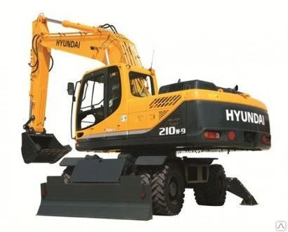 Фото Экскаватор колесный HYUNDAI R210W-9S