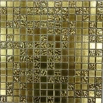 фото Мозаика BONAPARTE Shik Gold - 2 327х327 стеклянная