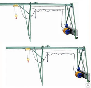 Фото Подъемник строительный "Умелец-М-320" с грузом 
(противовесом) Н=75 м
