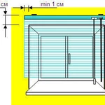 фото Замер вертикальных жалюзи