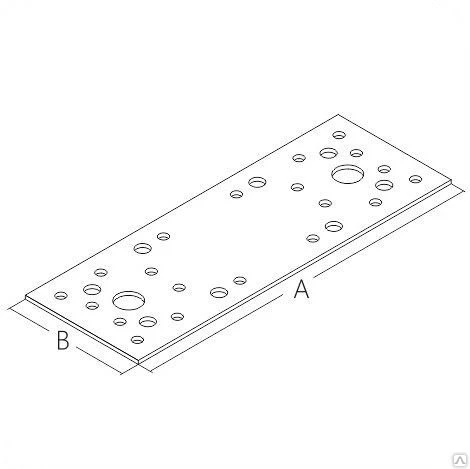 Фото Перфорированные пластины крепежные