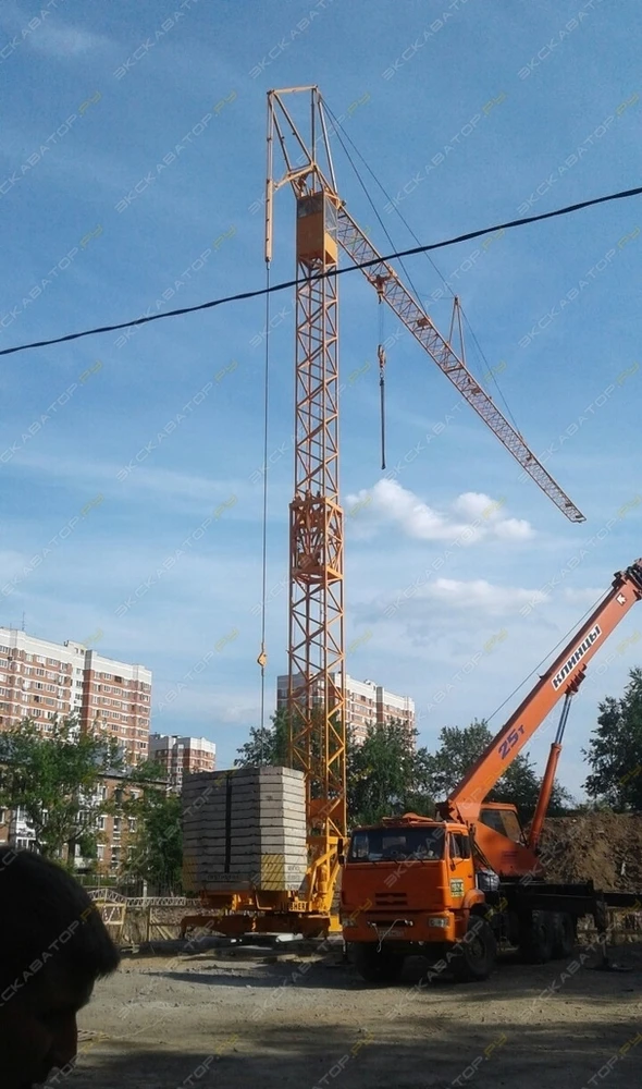 Фото Аренда башенного крана LIEBHERR 63 K, Москва