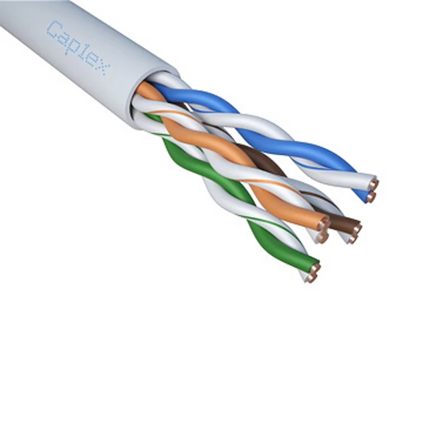 Фото CAPLEX UTP 4 24AWG Cat 5 e. LSZH (WT) белый (305м)