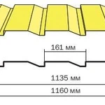 фото Профнастил С-15-1160 окрашенный 0,45