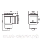 Фото №2 Скиммер под лайнер Aquaviva Standard EM0010V