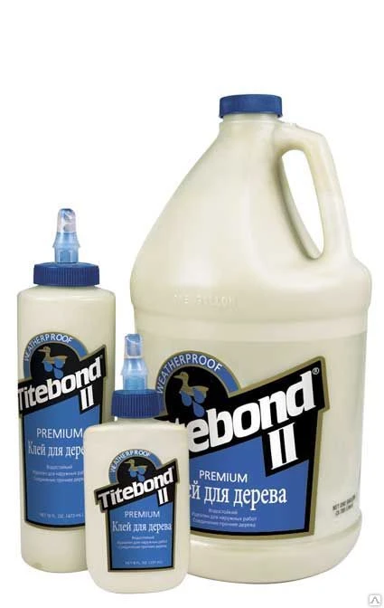 Фото Клей для дерева влагостойкий Titebond II Premium Wood Glue, 473 мл