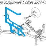 фото Плечо загрузочное в сборе Z577-R4 на обмотчик рулонов Metal-Fach Z-577