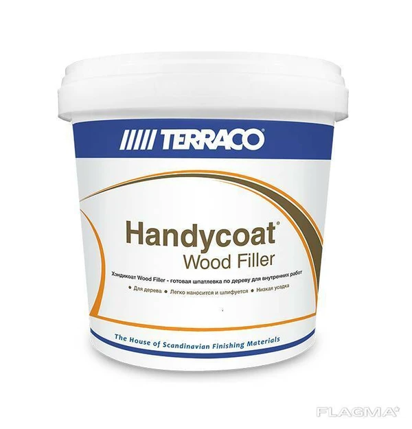 Фото Готовая шпатлевка по дереву Террако Woodfiller 5 кг