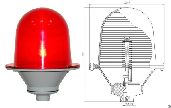 Фото Заградительный огонь низкой интенсивности ЗОМ-3 &gt;10cd, тип А